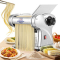 Moongiantgo Máquina de Pasta Eléctrica, 2 Cuchillas, 9 Marchas de Grosor