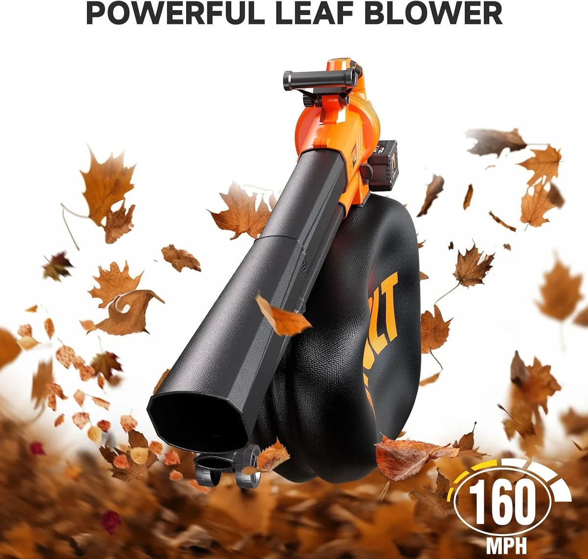 AIVOLT Soplador de Hojas 3 en 1 con 2 Batería de 20V 4.0Ah