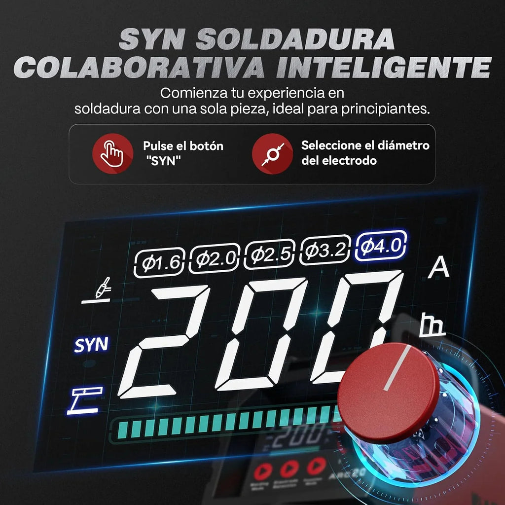 ARCCAPTAIN Soldador Inverter ARC 200 A 2 en 1 con Lift TIG, 230 V