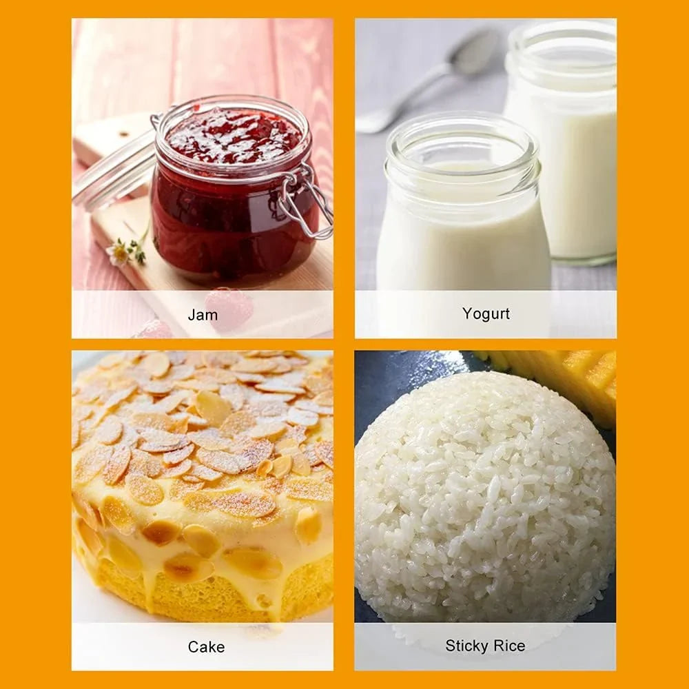 Panificadora de 1000 g, 19 programas, para panadería, 650 W, para la cocina en casa, caravana, camping, fiestas, restaurante