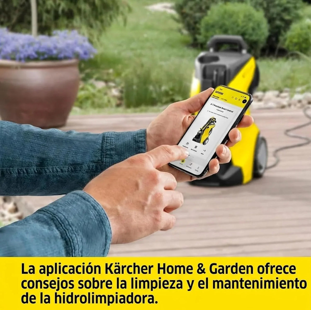 Kärcher Hidrolimpiadora K 5 Power Control, presión: 145 Bar, caudal: 500 l/h, Rendimiento: 40 m²/h, Peso: 13 kg, Manguera y Pistola de Alta presión Incluidas