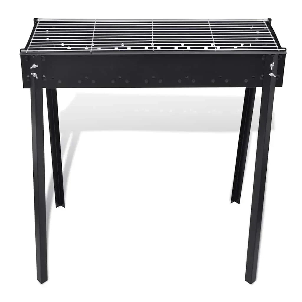 Barbacoa De Carbón Cuadrada Con Soporte Vidaxl