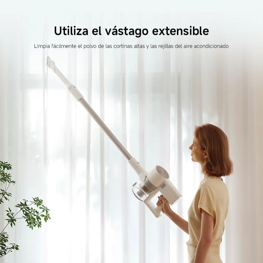 XIAOMI Aspiradora inalámbrica G20, 25 kPa / 150 AW, 60 min de autonomía, filtración 99.9%, con luz Frontal para detección de Polvo, Ideal para Suelos Duros, alfombras y Pelo de Mascotas