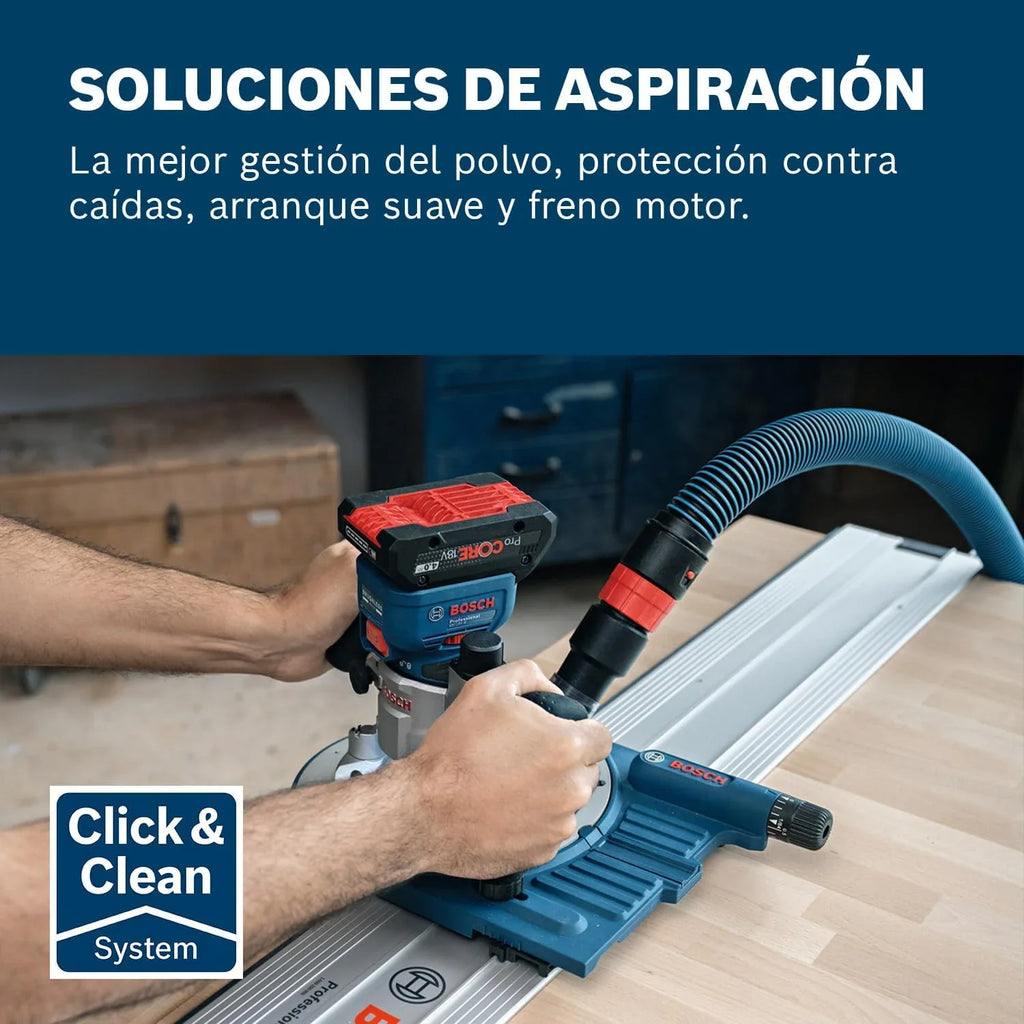 Bosch PRO Fresadora de cantos a batería GKF 18V-8
