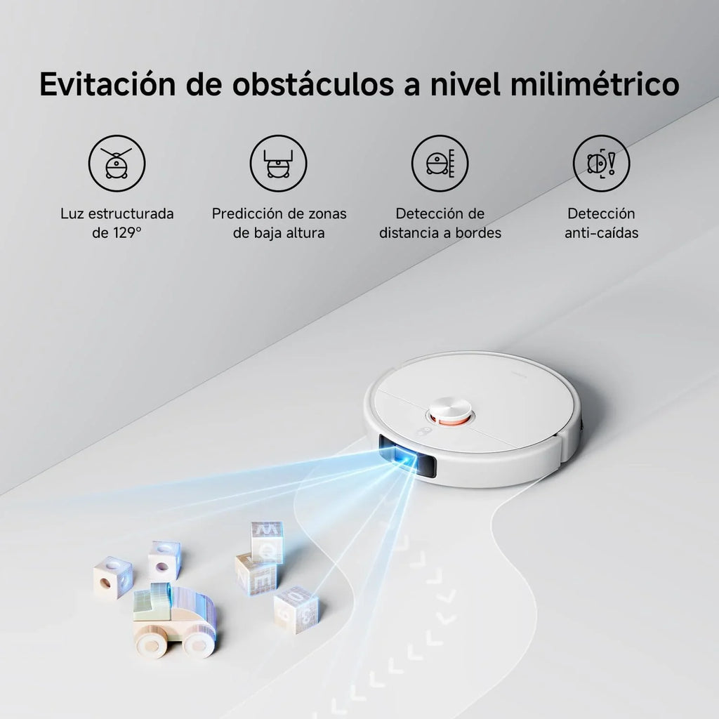 XIAOMI H50 Pro Robot Aspirador con Fregado, 15000Pa, Brazo Extensible
