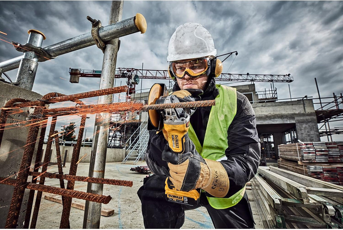 DEWALT Amoladora angular 125 mm 18V XR sin escobillas, DCG406N-XJ