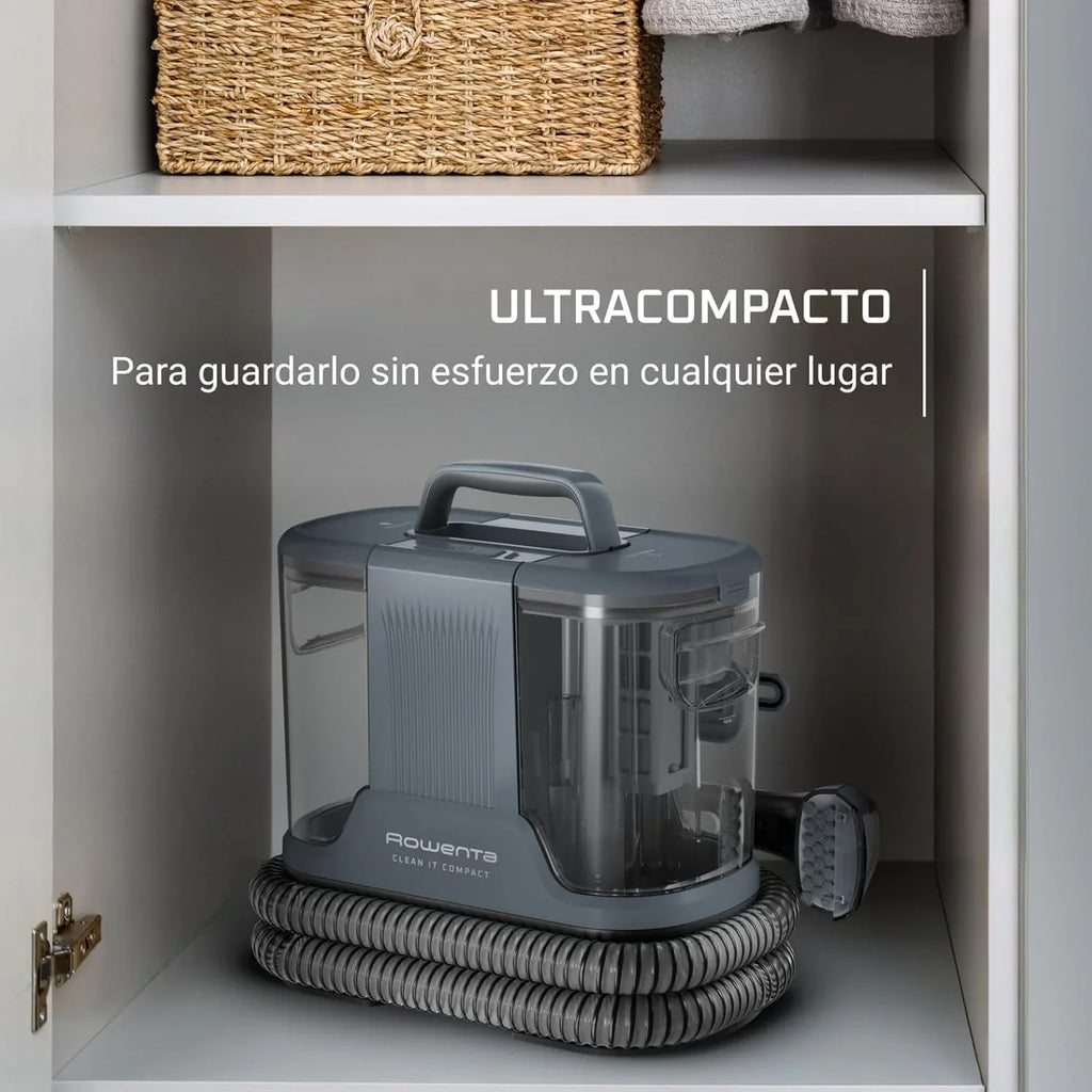 Rowenta Clean It Compact, Aspiradora tapicerías 400W, 3 Acc, Hasta 11,5 Kpa