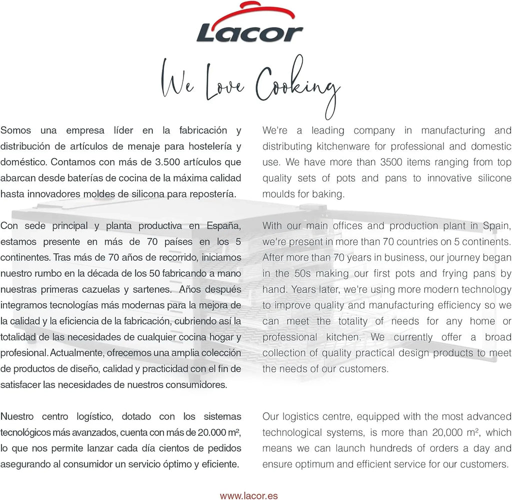 Lacor 69523 - Deshidratador de Alimentos Pro 800 W - Menaje Profesional