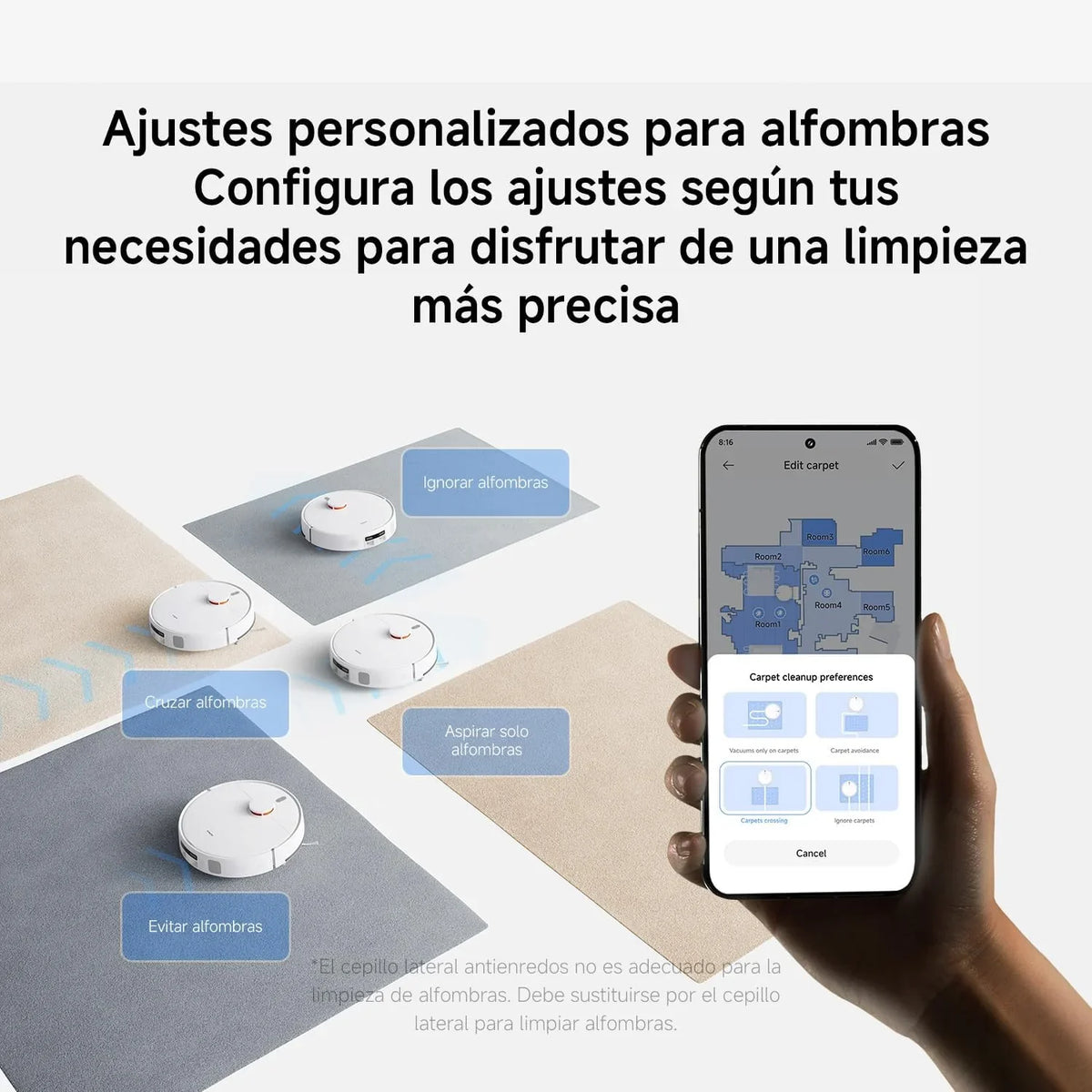 XIAOMI H40 Robot Aspirador con Auto-Vaciado, Aspiración 10000 Pa