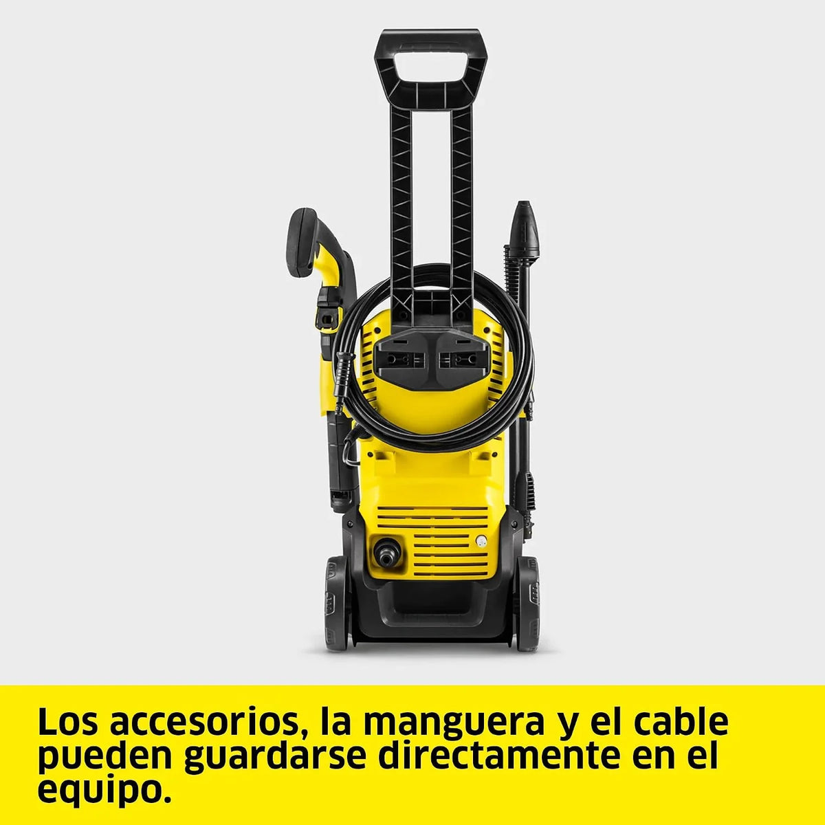 Kärcher Hidrolimpiadora K 2 Premium FJ, 110 Bar, caudal: 360 l/h, Rendimiento: 20 m²/h, Filtro de Agua, 4,2 kg, Pistola de Alta presión, lanzas pulverizadoras, Boquilla Turbo y de Espuma