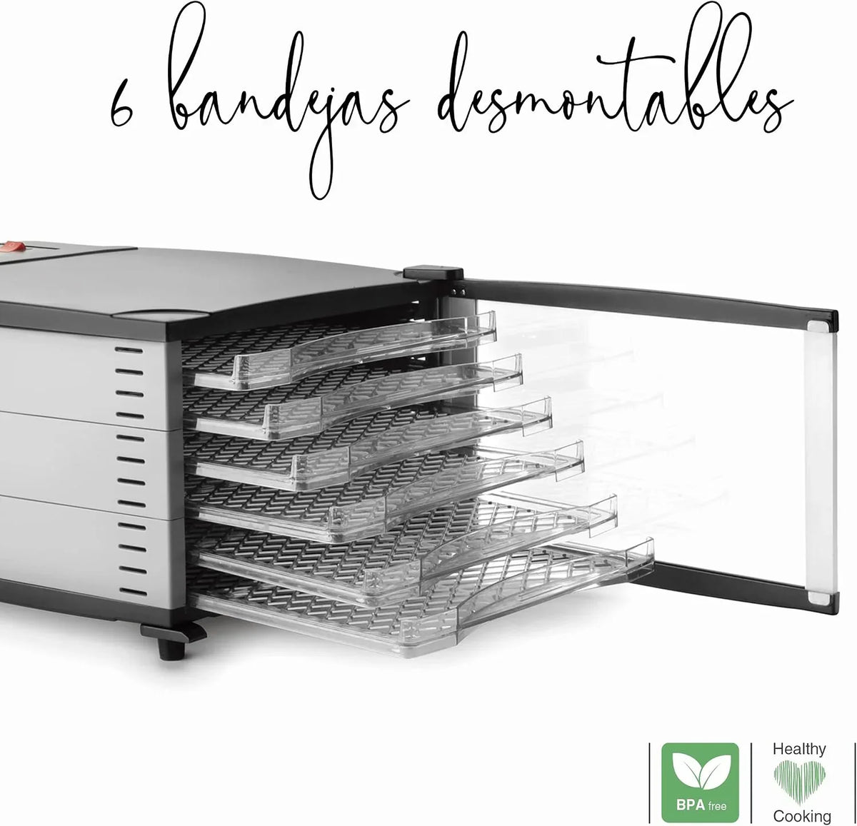 Lacor 69523 - Deshidratador de Alimentos Pro 800 W - Menaje Profesional