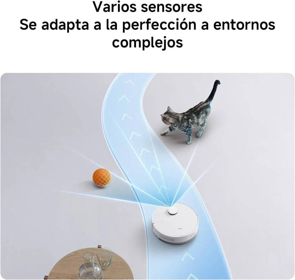 XIAOMI S40C Robot Aspirador con Fregado, 5000 Pa, Control App y Voz