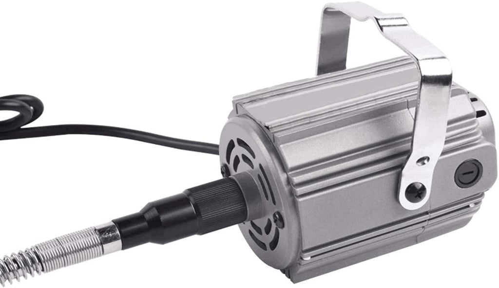 1/4HP Amoladora Eléctrica Multiherramienta Herramienta Rotativa Eje flexible que cuelga la amoladora Carver Kit, control de pedal,780W fuerte potencia, eje flexible de metal, 23000 RPM