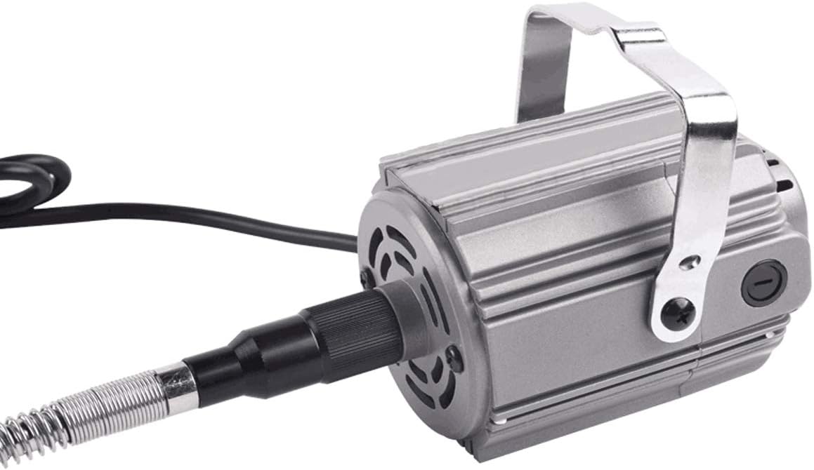 1/4HP Amoladora Eléctrica Multiherramienta Herramienta Rotativa Eje flexible que cuelga la amoladora Carver Kit, control de pedal,780W fuerte potencia, eje flexible de metal, 23000 RPM