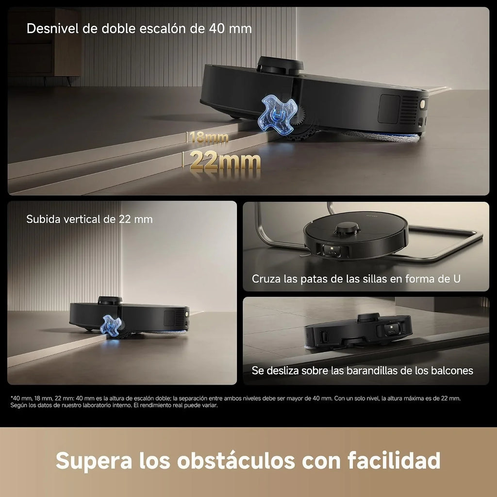 dreame Matrix10 Pro Robot Aspirador, 30.000 Pa, Base Cambio de Mopas