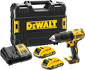 DEWALT Taladro percutor atornillador XR Brushless 18V, 2x2Ah, DCD778D2T-QW