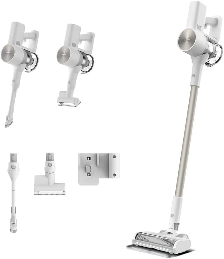 XIAOMI Aspiradora inalámbrica G20, 25 kPa / 150 AW, 60 min de autonomía, filtración 99.9%, con luz Frontal para detección de Polvo, Ideal para Suelos Duros, alfombras y Pelo de Mascotas