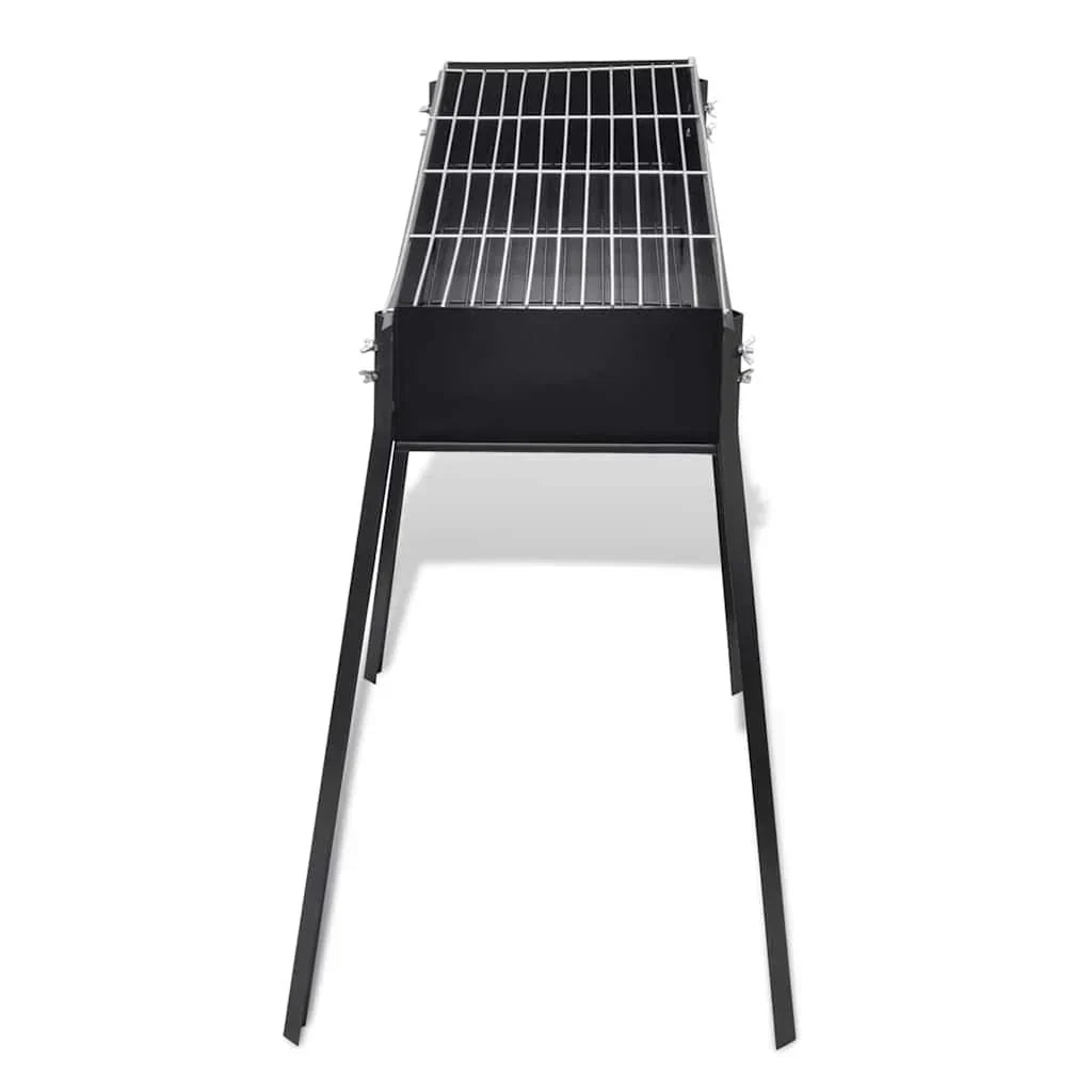 Barbacoa De Carbón Cuadrada Con Soporte Vidaxl