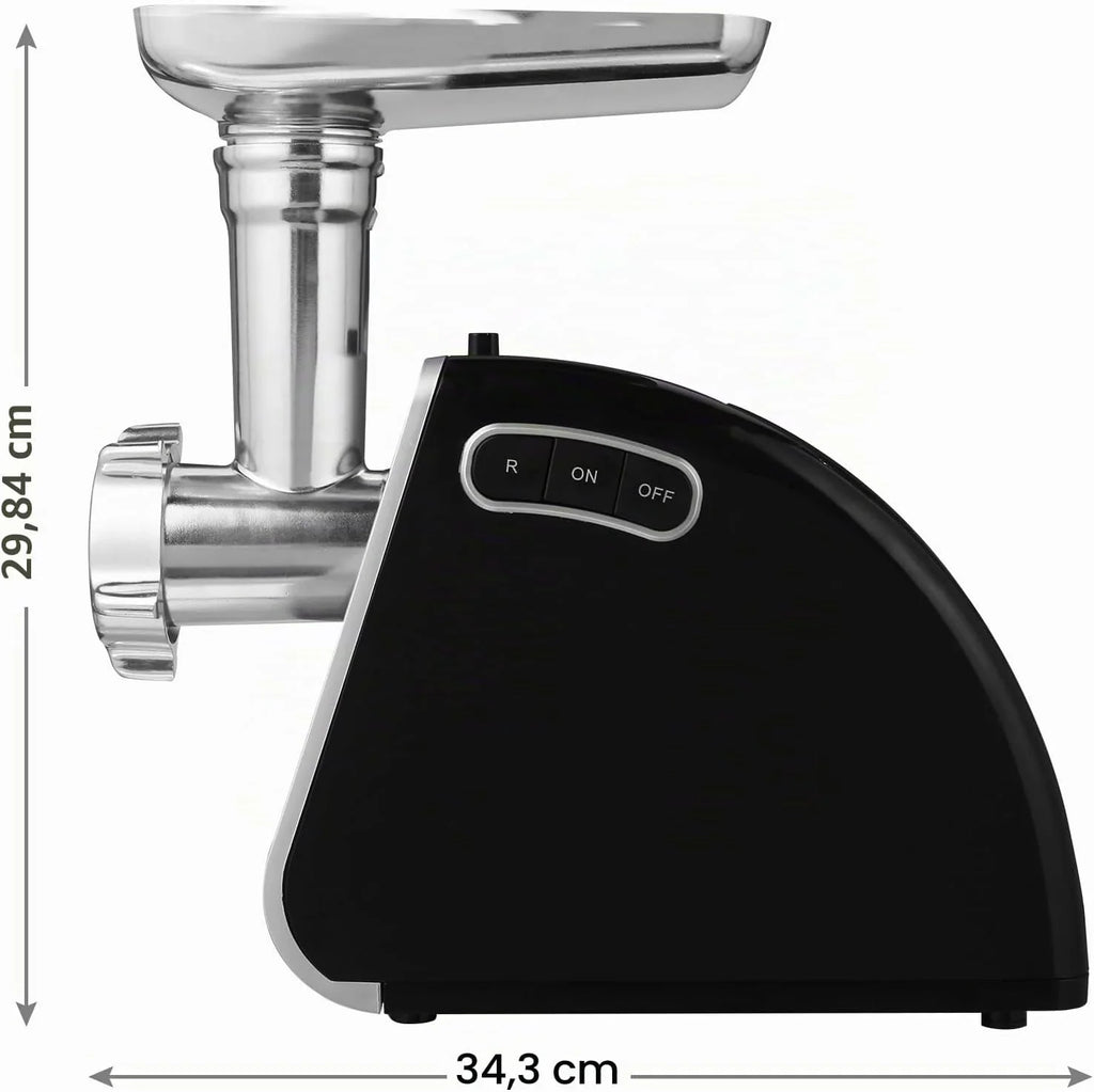 Nictemaw Picadora de carne eléctrica 5 en 1, multifunción, con 4 cuchillas y 3 placas de corte de acero inoxidable, para salchichas, otros accesorios para galletas, albóndigas, 2000 W máx