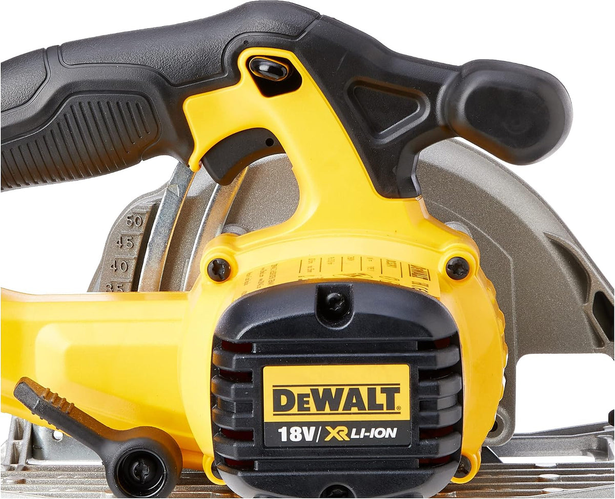 DeWalt DCS391N-XJ - Sierra circular XR 18V, diámetro de165 mm y 55 mm de profundidad sin cargador/batería, Arándano