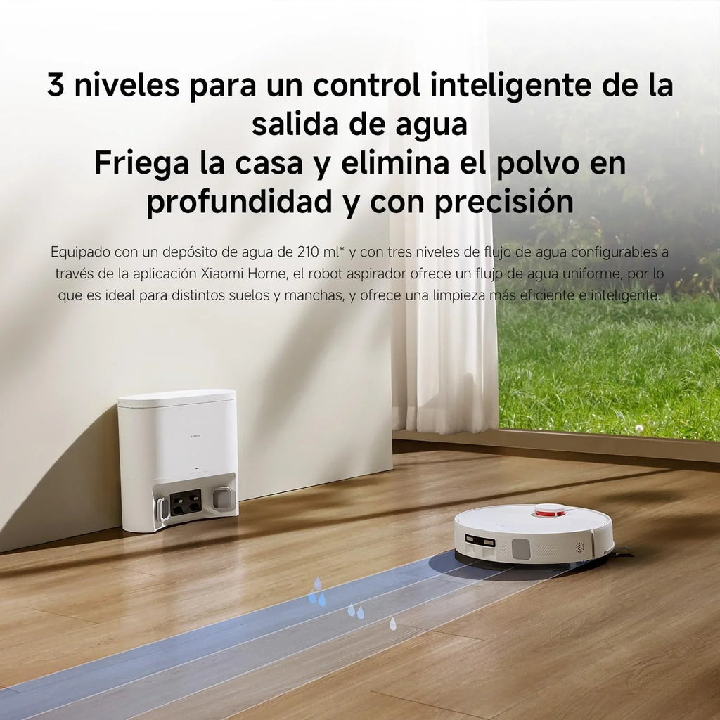 XIAOMI H40 Robot Aspirador con Auto-Vaciado, Aspiración 10000 Pa
