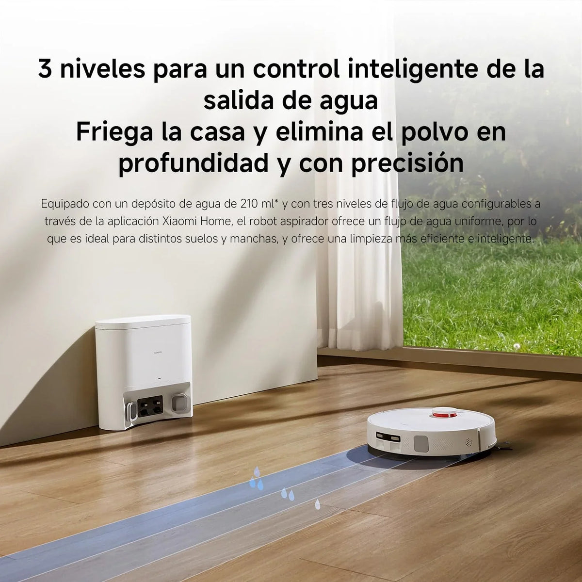 XIAOMI H40 Robot Aspirador con Auto-Vaciado, Aspiración 10000 Pa