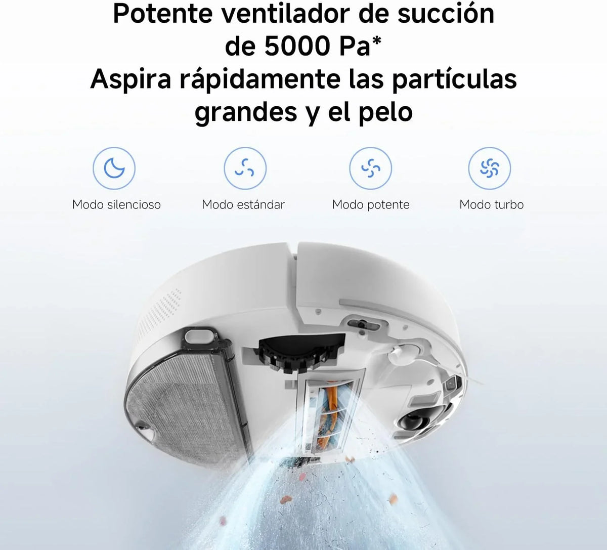 XIAOMI S40C Robot Aspirador con Fregado, 5000 Pa, Control App y Voz
