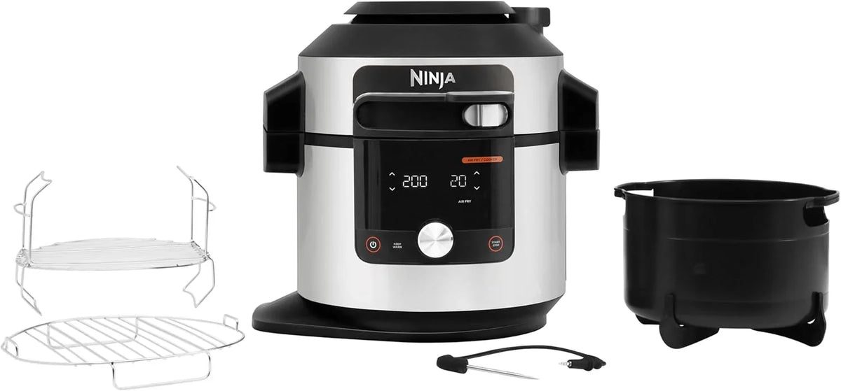 Ninja Foodi MAX, Olla Eléctrica Multifunción Slow Cooker con SmartLid, 7,5L