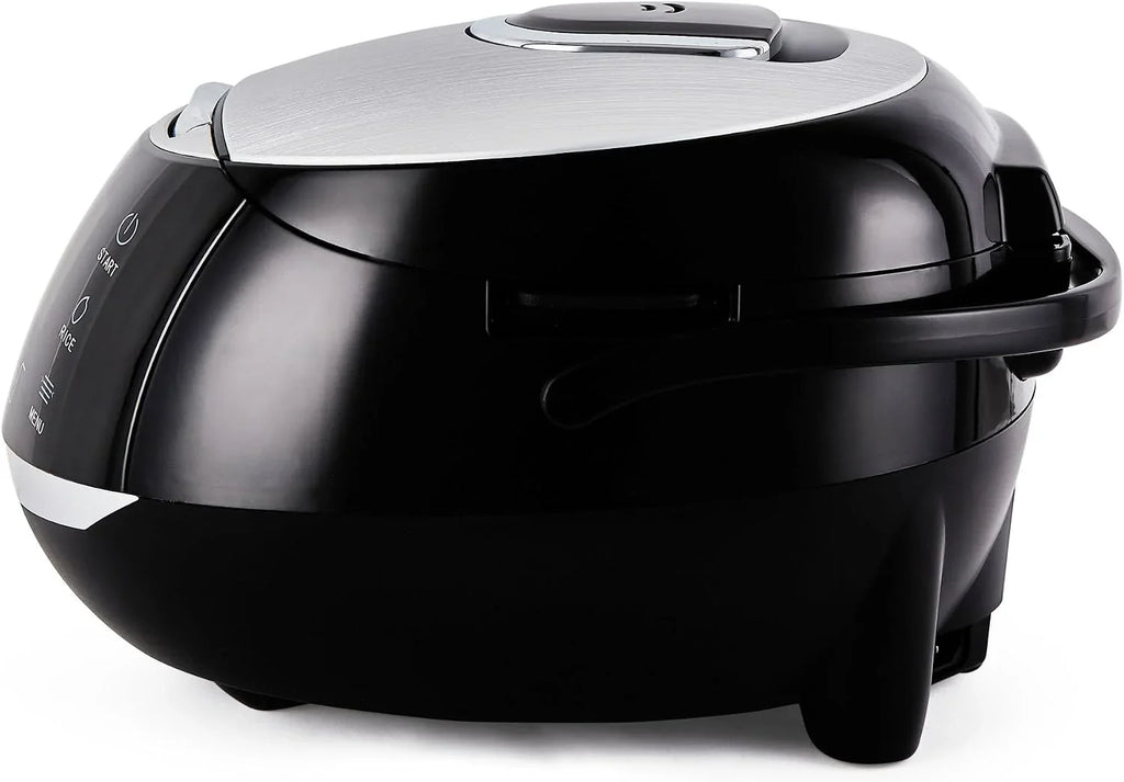 Yum Asia Sakura Olla arrocera con cuenco de cerámica y lógica difusa avanzada (8 tazas, 1,5 litros) 6 funciones de cocción de arroz, 6 funciones de multicocina, pantalla LED Motouch, 220-240V EU
