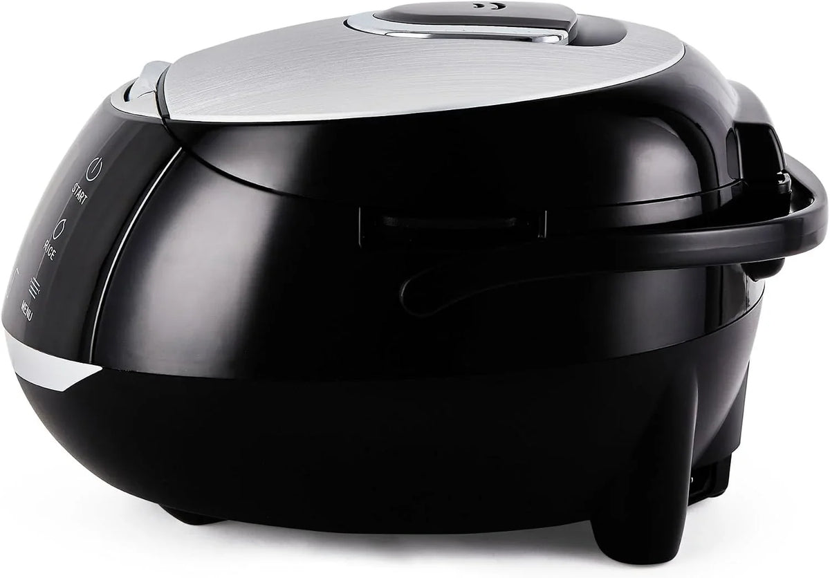 Yum Asia Sakura Olla arrocera con cuenco de cerámica y lógica difusa avanzada (8 tazas, 1,5 litros) 6 funciones de cocción de arroz, 6 funciones de multicocina, pantalla LED Motouch, 220-240V EU