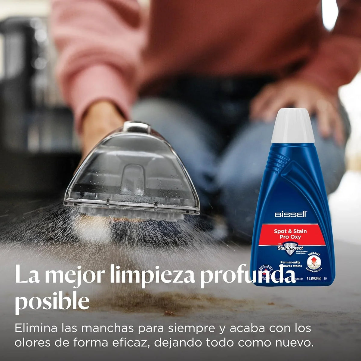 BISSELL SpotClean HydroSteam Aspiradora de Agua Tapicería 1000W 3689N
