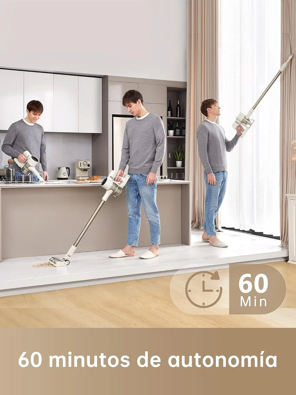dreame R10 Aspirador sin Cable, hasta 20000 PA / 120 AW de Succión
