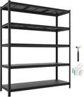 VEVOR Estantería Almacenaje Metálica de 5 Niveles 1511 x 522 x 1813 mm, Estantería Multiusos Altura Ajustable, Capacidad 1360 kg en Total con Estructura de Acero para Sótano Cocina Trastero Hogar