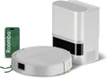 iRobot Roomba 115 Combo con Base AutoEmpty, Robot 2en1, Potencia de succión 15000 Pascales, Cepillo Lateral Flexible, Mopa de fregado extendida, 90 días autonomía, Navegación Clearview LiDAR, Blanco