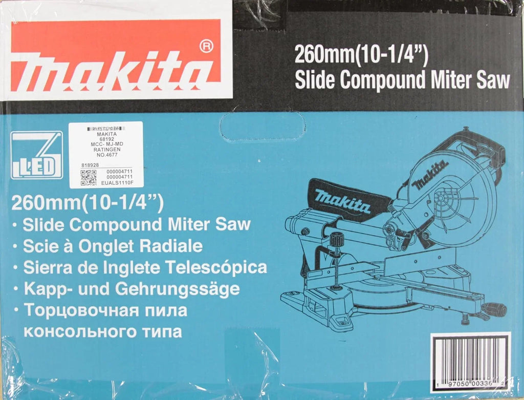 Makita LS1110F - Sierra radial y ingletadora (260 mm)