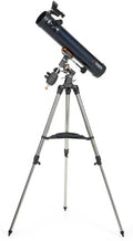 Celestron 31051 AstroMaster 130EQ, Telescopio reflector newtoniano con accionamiento por motor, azul oscuro