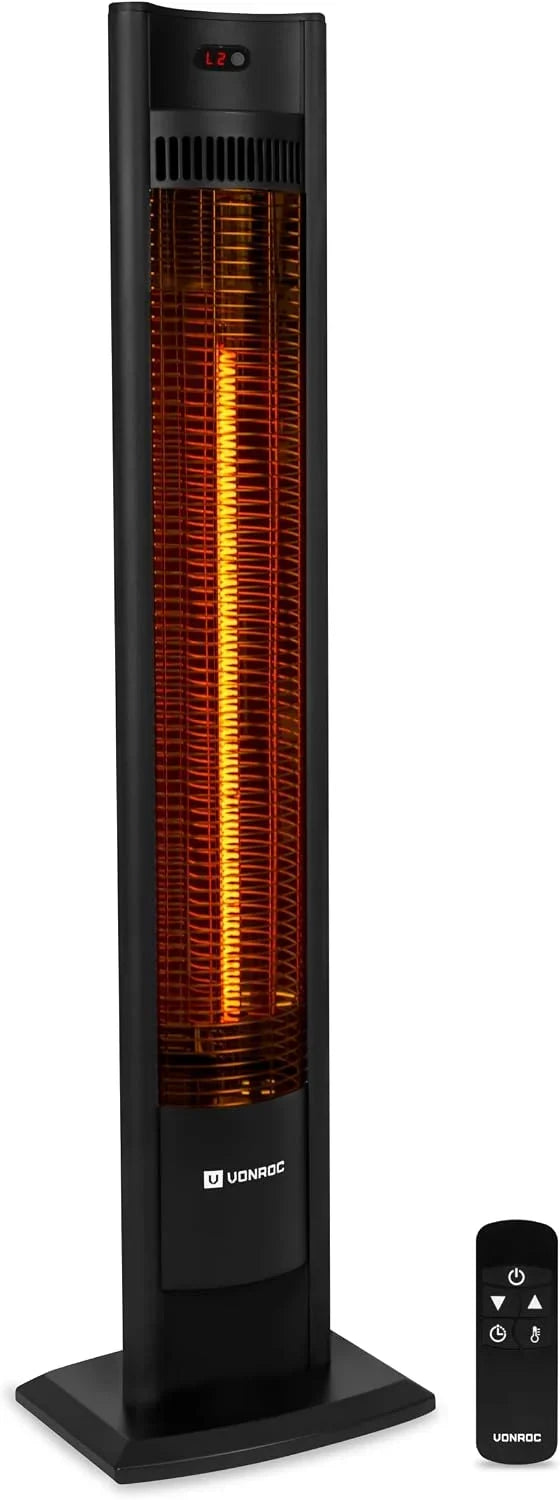 VONROC Filicudi Patio Heater 2000W with Carbon Infrared