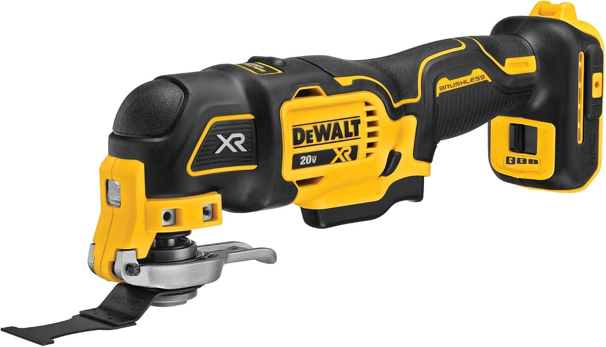 DEWALT Multiherramienta oscilante Max XR de 20 V, velocidad variable, solo herramienta (DCS356B)