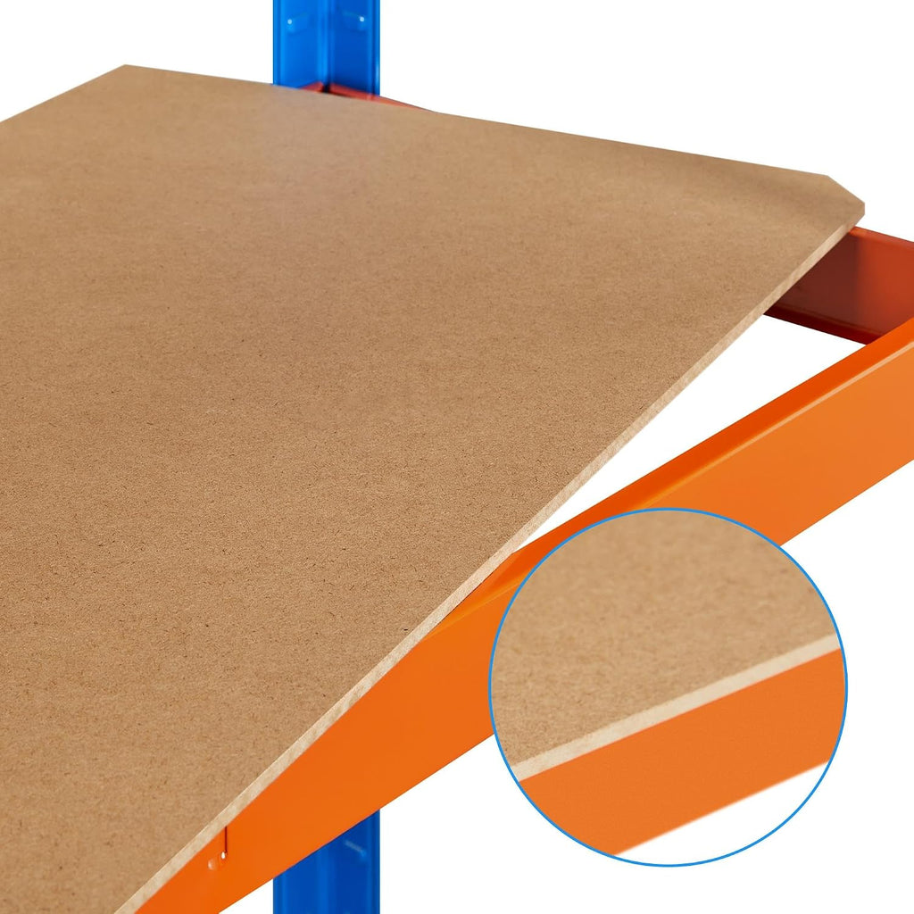 Yaheetech 2pcs de Estantería Metálica de Almacenaje Industrial 180x120x45cm