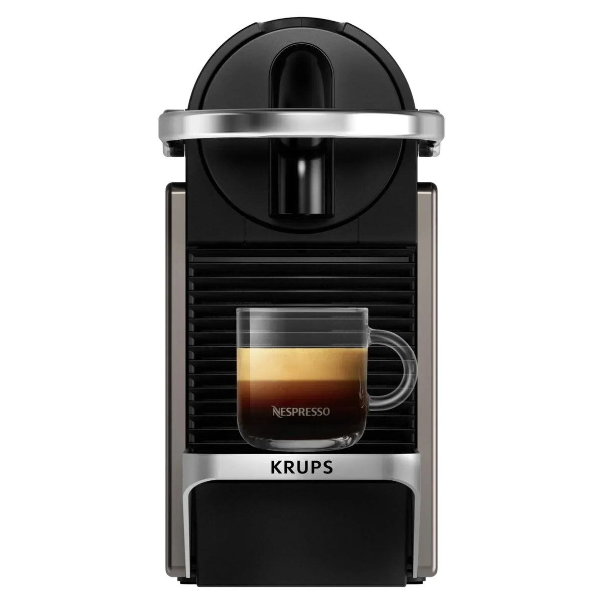 2025 Cafetera de cápsulas Krups Nespresso Pixie Redesign | Espresso y lungo | Estilo industrial | Bajo consumo energético | Apagado automático | Bandeja ajustable | Cápsulas reciclables | Modelo XN306T