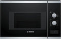 Bosch, Microondas Integrable, Serie 4, 20 litros, 800 W, negro, BFL520MS0