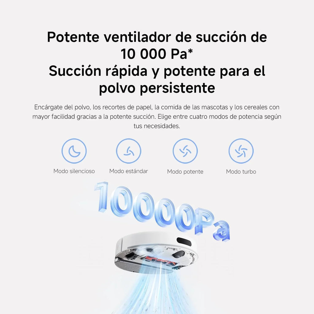 XIAOMI H40 Robot Aspirador con Auto-Vaciado, Aspiración 10000 Pa