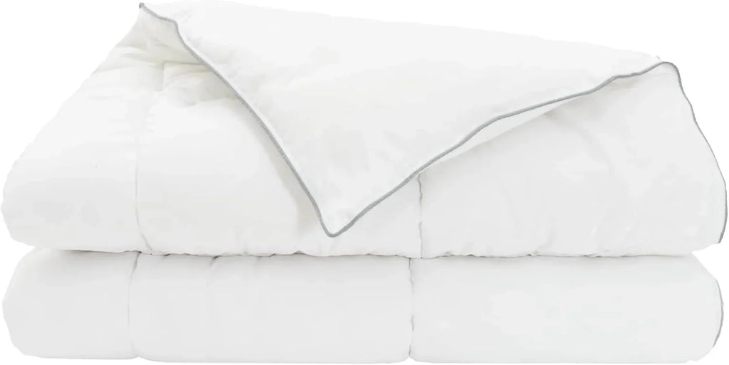 Edredón para todo el año, color blanco, 200 x 220 cm, mezcla de fibra de bambú, edredón con relleno de 250 g/m², transpirable y suave, certificado Öko-Tex, para verano e invierno