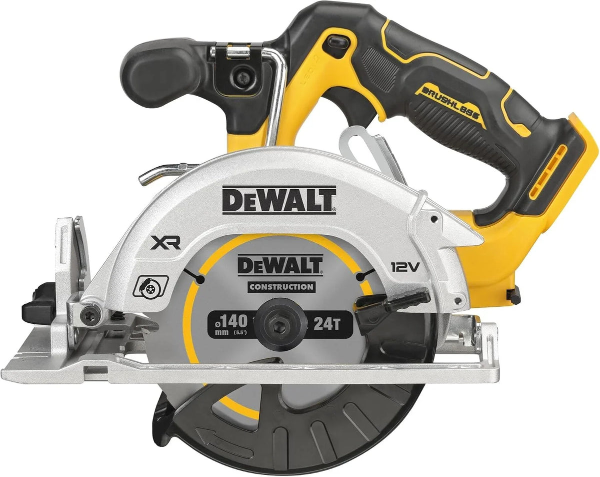 DeWalt - Sierra Circular sin escobilla XR 12V 140mm sin cargador/batería