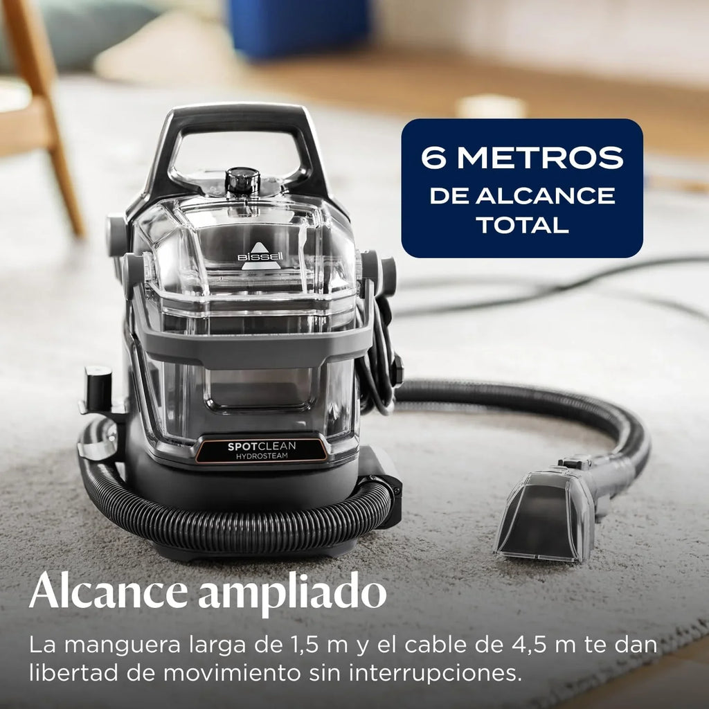 BISSELL SpotClean HydroSteam Aspiradora de Agua Tapicería 1000W 3689N