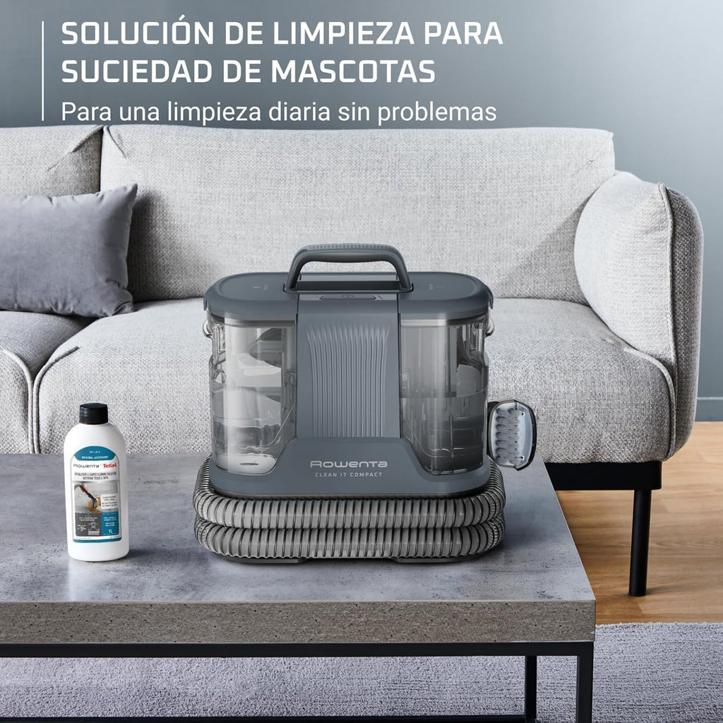 Rowenta Clean It Compact, Aspiradora tapicerías 400W, 3 Acc, Hasta 11,5 Kpa