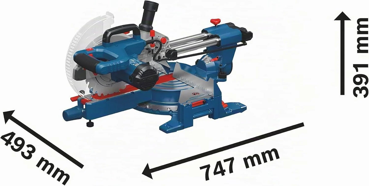 Bosch PRO Ingletadora telescópica GCM305-216S