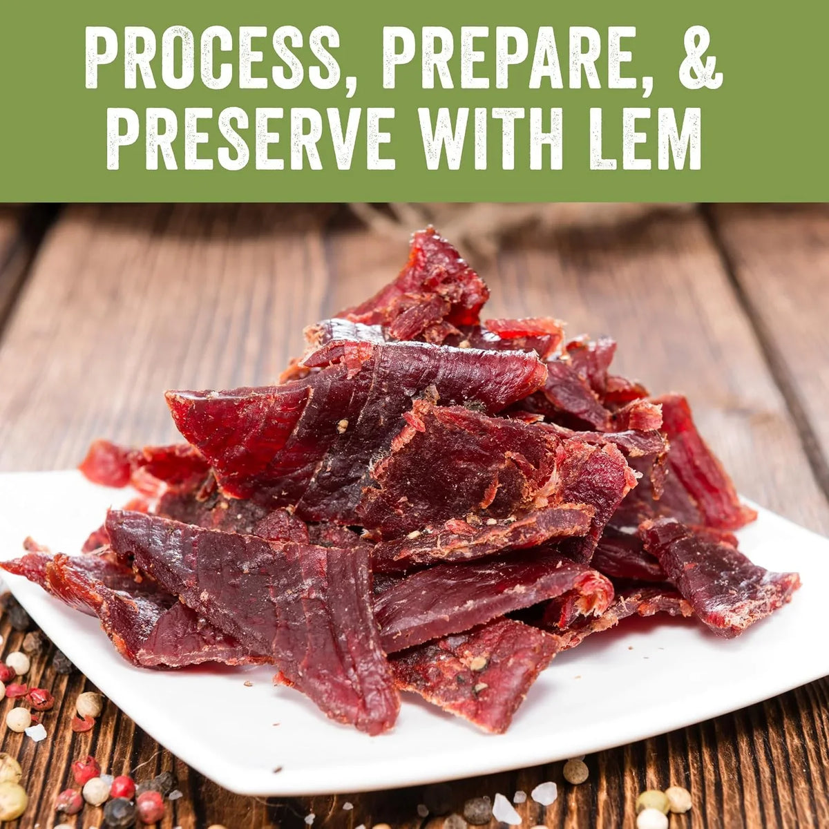 LEM Products BigBite Deshidratador de alimentos de acero inoxidable con 10 ranuras para carne de res, carne, frutas y verduras, incluyendo secador y 10 cuencos (plata)