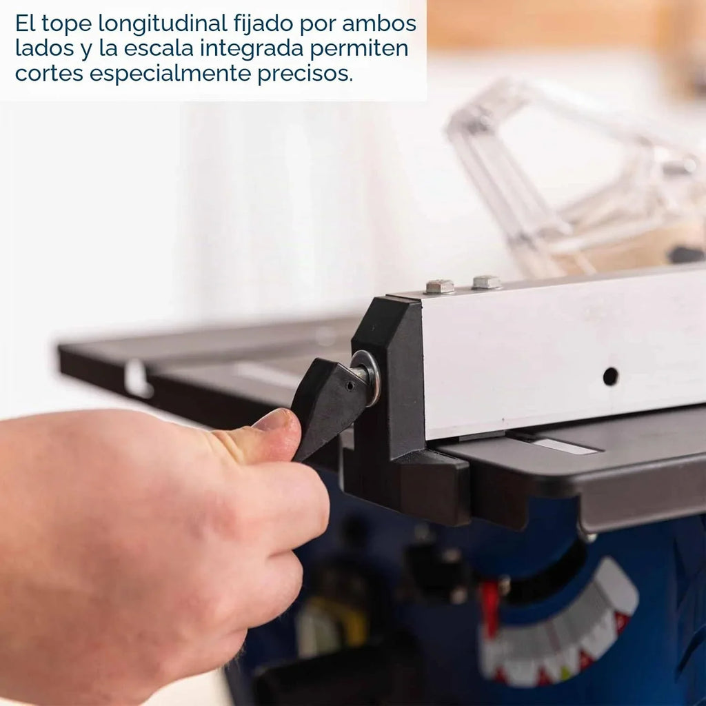 Scheppach - Sierra para mesa (HS210-1500 W, 230 V, diámetro de 210 mm)