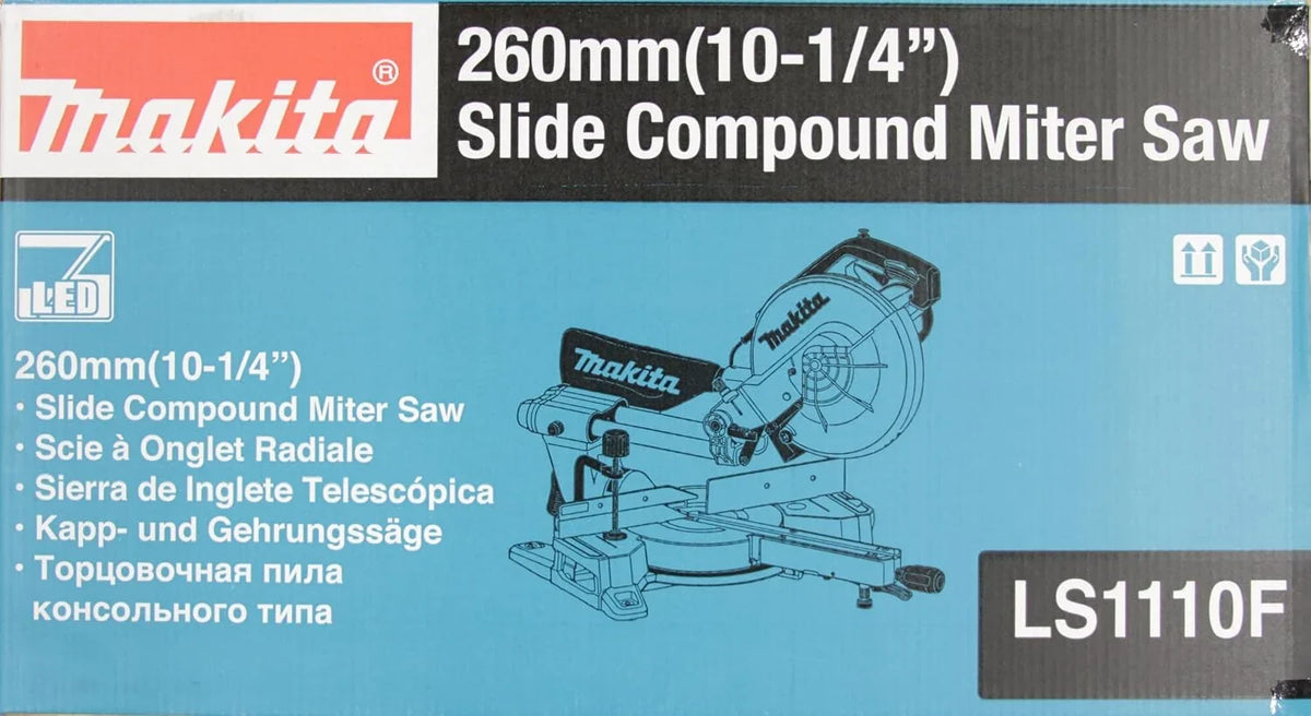 Makita LS1110F - Sierra radial y ingletadora (260 mm)